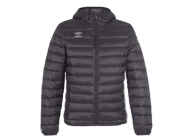 UMBRO Core Down Jacket Jr Svart 128 Dunjacka med luva junior 